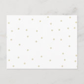 Invitation Carte Postale Bingo Fête des mariées | Roses rose (Dos)