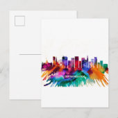 Invitation Carte Postale Birmingham Skyline (Devant / Derrière)