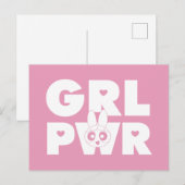 Invitation Carte Postale Blossom : Le pouvoir des filles (Devant / Derrière)