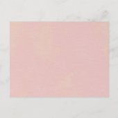 Invitation Carte Postale Blush Pink Boho Giraffe Baby showers Livres pour b (Dos)