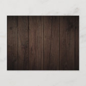 Invitation Carte Postale Boho Bois Pampa Grass Couples Douche (Dos)