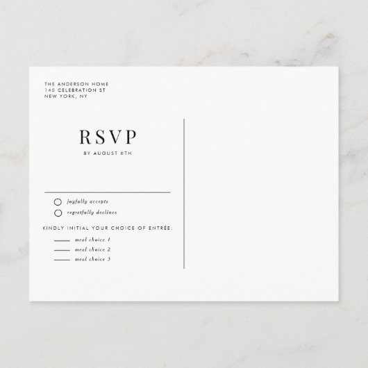 Invitation Carte Postale Boho Pot Succulents et Cactus Mariage d'été (Dos)