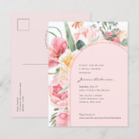 Boho rose floral chic poumon jardin nuptial