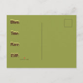 Invitation Carte Postale Bonne fête du Nouvel An (Dos)