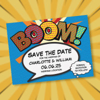 BOOM Sauvegarder la date Fun Moderne