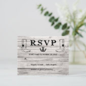 Invitation Carte Postale Botte de cowboy du Mariage campagnard RSVP Ouest B (Debout devant)