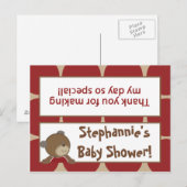 Invitation Carte Postale Boutons de Cocalos pour le sac de Goody (Devant / Derrière)