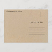 Invitation Carte Postale Bowling fête d'anniversaire (Dos)