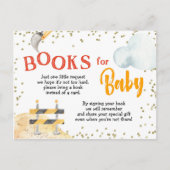 Invitation Carte Postale Boy Construction Camion Jaune Livres Pour Bébé (Devant)