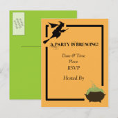 Invitation Carte Postale brassage (Devant / Derrière)