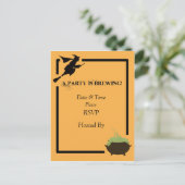 Invitation Carte Postale brassage (Debout devant)