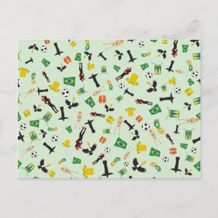 Invitation Carte Postale Brésil - Parti samba à Rio de Janeiro