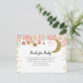 Invitation Carte Postale Bricolage d'or - Apportez un insert de livre (Debout devant)