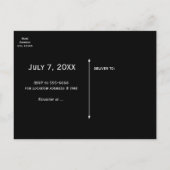 Invitation Carte Postale Bride Flip Flop Sandales Summer Beach Fête des mar (Dos)