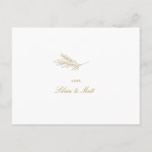 Invitation Carte Postale Brigitte Simple Minimal Serez-vous ma demoiselle d (Dos)