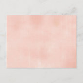 Invitation Carte Postale Brochure de Baby showers floraux pour bébé (Dos)