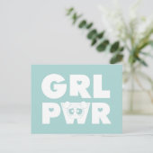 Invitation Carte Postale Bubbles : Girl Power (Debout devant)
