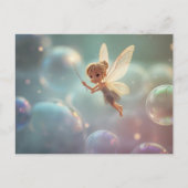 Invitation Carte Postale Buble Fairy (Devant)