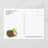 Invitation Carte Postale Buffalo Hot Chicken Wings Wing Concours de manger (Dos)