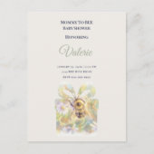 Invitation Carte Postale Bumblebee Nursery | Whimsical Garden (Devant)