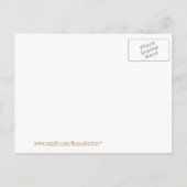 Invitation Carte Postale Bunco Babe (Dos)