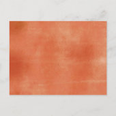 Invitation Carte Postale Burnt Orange citrouille Livres floraux pour bébé (Dos)