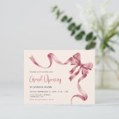 Invitation Carte Postale Business Grand Ouverture Moderne Coupe Du Ruban (Debout devant)