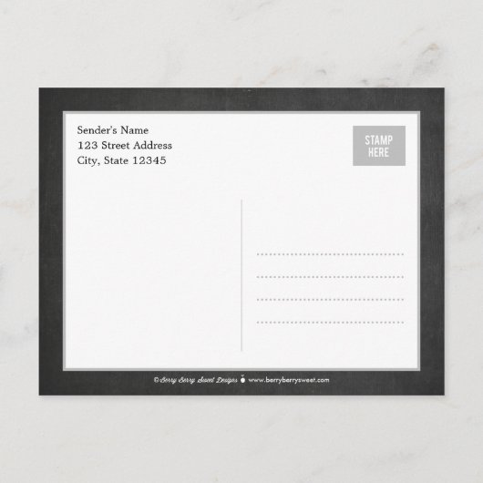 Invitation Carte Postale Buvez à manger Soyez effrayant Halloween Invitatio (Dos)