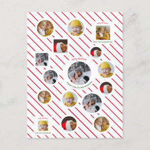 Invitation Carte Postale Cadeau de vacances 🎄 photo personnalisé