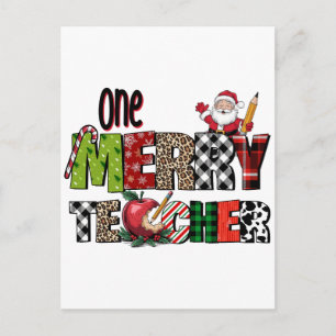 Invitation Carte Postale Cadeau pour Enseignant Un Enseignant Joyeux