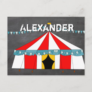 Invitation Carte Postale Cadeaux de cirque