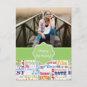 Invitation Carte Postale Cadeaux Uniques Et Spéciaux De Fête Du 80E Anniver (Devant)