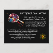 Invitation Carte Postale CARNAVAL ITALIEN Masquerade Danse et musique (Dos)