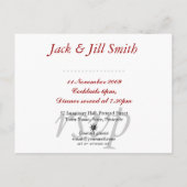 Invitation Carte Postale Carton d'invitation à une soirée cocktail en batik (Dos)