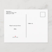 Invitation Carte Postale Carton d'invitation pour la fête de la Saint-Patri (Dos)