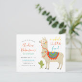 Invitation Carte Postale Carton d'invitation pour une fête d'anniversaire a (Debout devant)