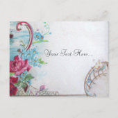 Invitation Carte Postale Carton d'invitation ROMANTICA (Dos)