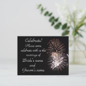 Invitation Carte Postale Célébration! (Debout devant)