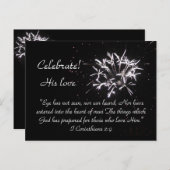 Invitation Carte Postale Célébration ! (Devant / Derrière)