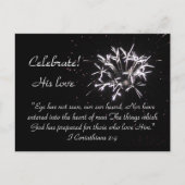 Invitation Carte Postale Célébration ! (Devant)