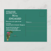 Invitation Carte Postale Célébration au lac Magical Imaginaire (Dos)