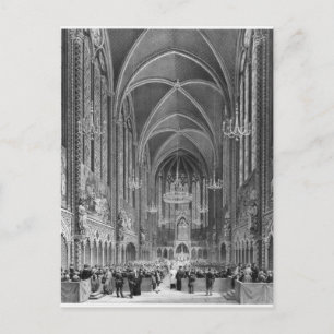 Invitation Carte Postale Célébration de la masse pour le magistrature