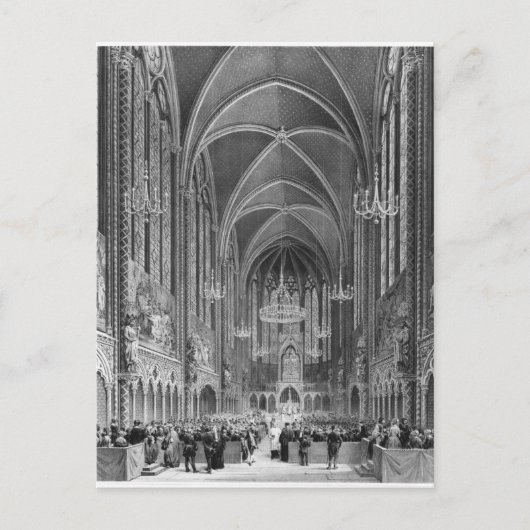 Invitation Carte Postale Célébration de la messe pour la magistrature (Devant)