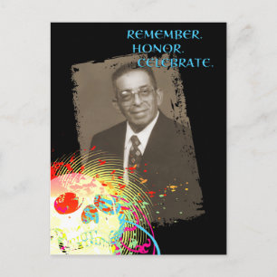 Invitation Carte Postale célébration du mémorial dia de los muertos (hi-fi)
