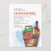 Invitation Carte Postale Célébration estivale de fruits de mer Fête de l'éb (Devant)