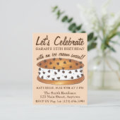 Invitation Carte Postale Célébrons l'anniversaire avec Chipwich Ice Cream S (Debout devant)