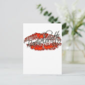 Invitation Carte Postale Célibataire et son équipe de choc (Debout devant)