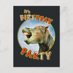 Invitation Carte Postale C'est la fête de Birthday