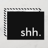 Invitation Carte Postale c'est une fête surprise ! (Devant / Derrière)