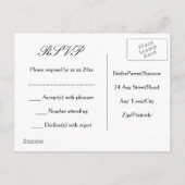 Invitation Carte Postale Chardon de mariage écossais et celtique traditionn (Dos)